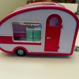 Lori dolls Camper Playset for 6" Mini Dolls Roller Glamper toy gift lights up